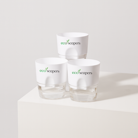 Set of 3 Self Watering Pots (Without Plant)