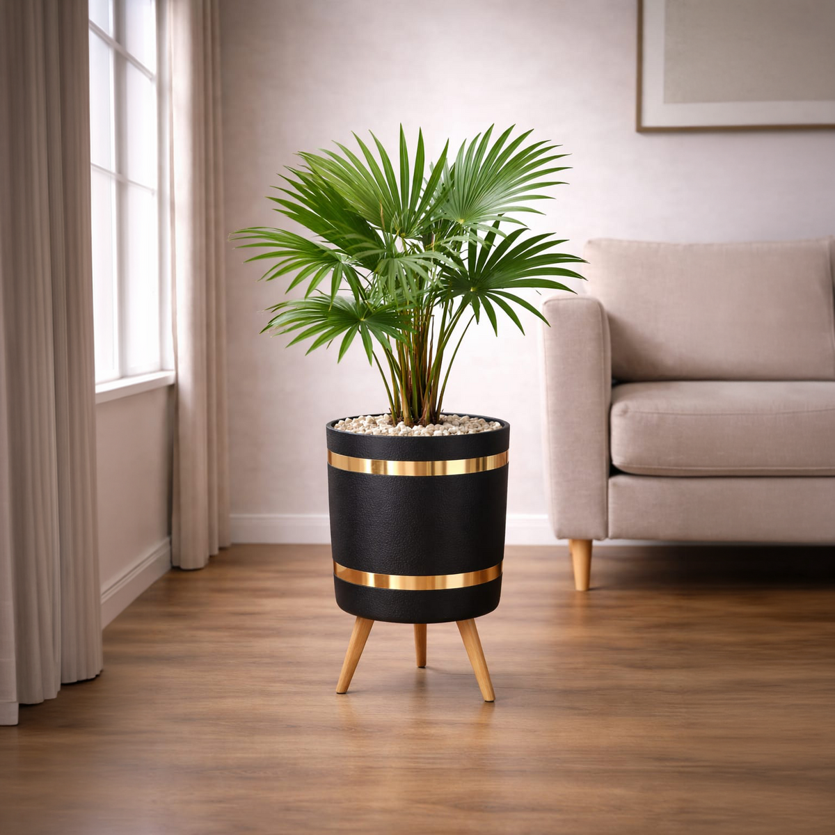China Palm Luxury Stand Planter Combo