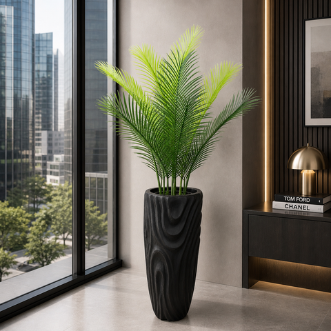 Areca Plam Plant With Planter