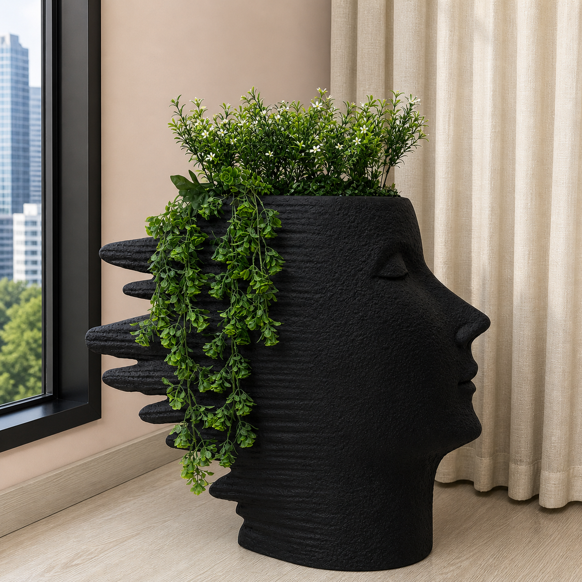 Face Sclupture Arrangment