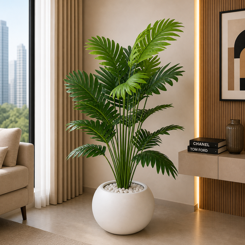 Natural Palm With Planter
