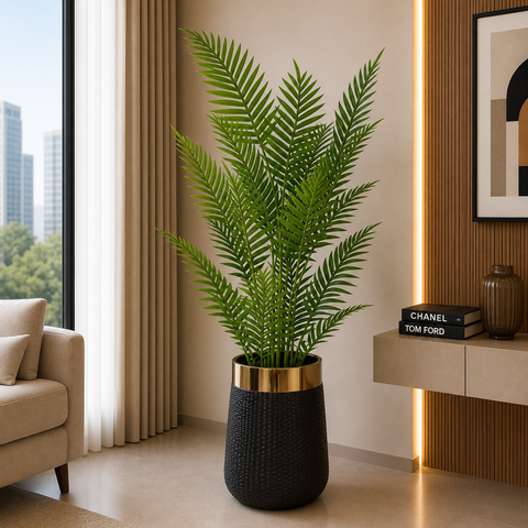 Natural Palm With Planter