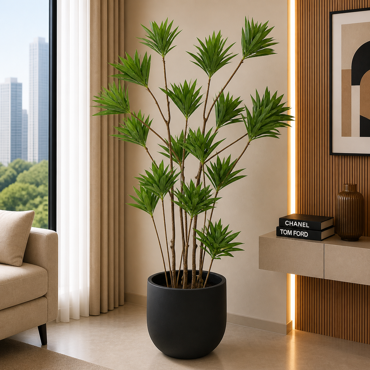 Dracaena Reflexa Plant With Planter
