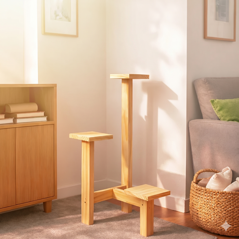 Urban Trio Plant Stand 3-Tier Wooden Display