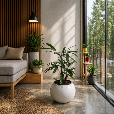 LADY PALM in OrbIX Planter