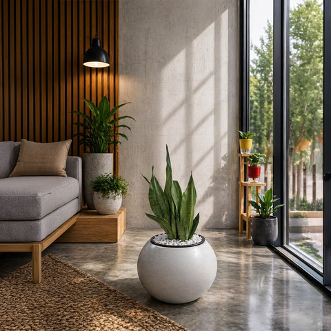 SNAKE MOONLIGHT in OrbIX Planter